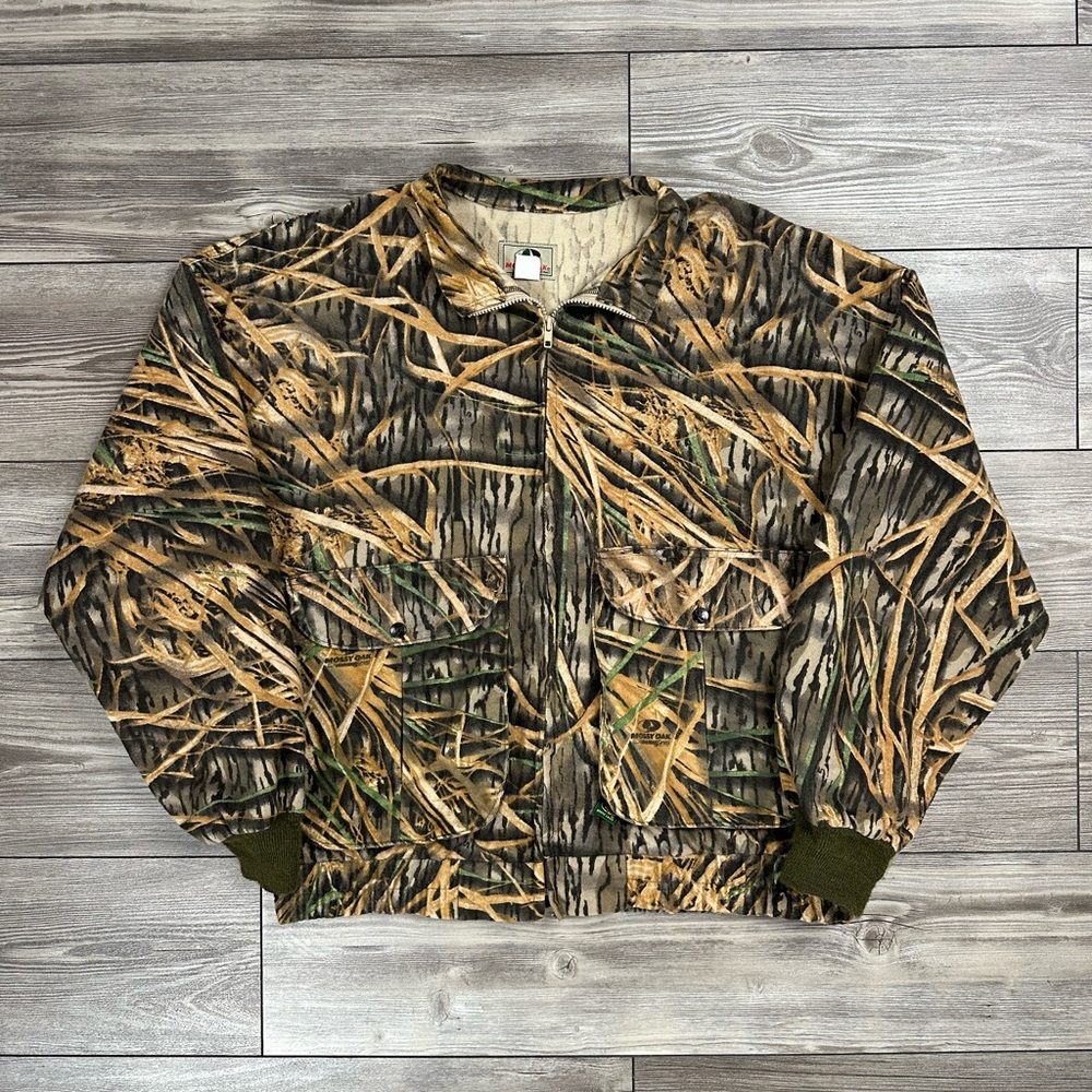 Vintage Mossy Oak Realtree Camo Zip Jacket